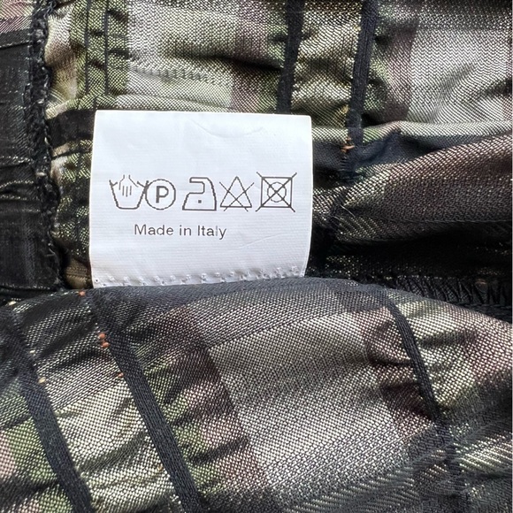 ALEXANDER MCQUEEN 1995 GREEN JACKET MULTICOLOUR STRINGS VINTAGE MADE IN ITALY 40 - Picture 15 of 17